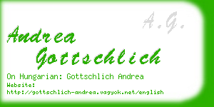 andrea gottschlich business card